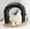 Plastic arch cat self grooming brush